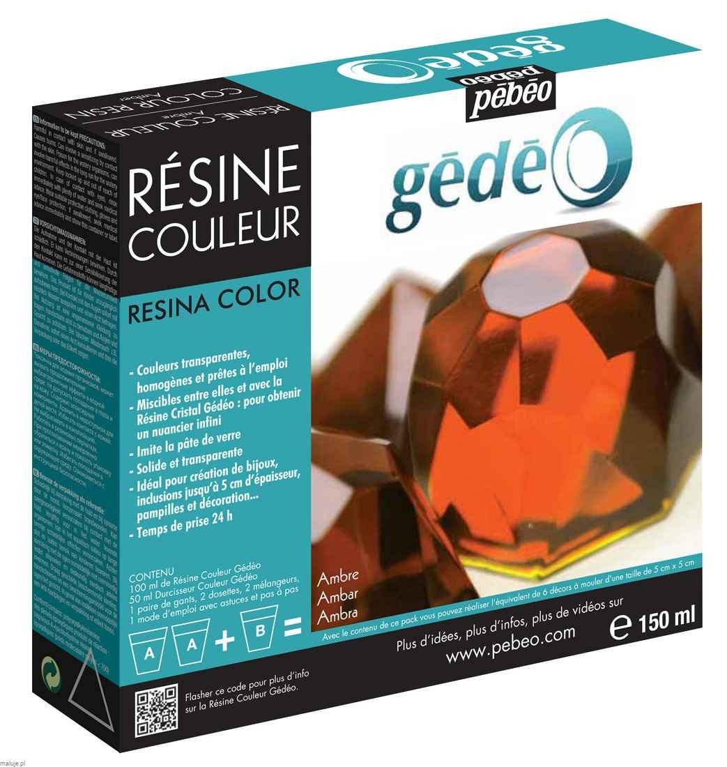 GEDEO Colour Resin 150ml Amber - żywica dwuskładnikowa