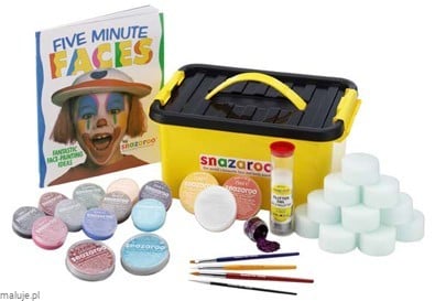 Snazaroo Professional Face Painters Kit - profesjonalny zestaw farb do twarzy