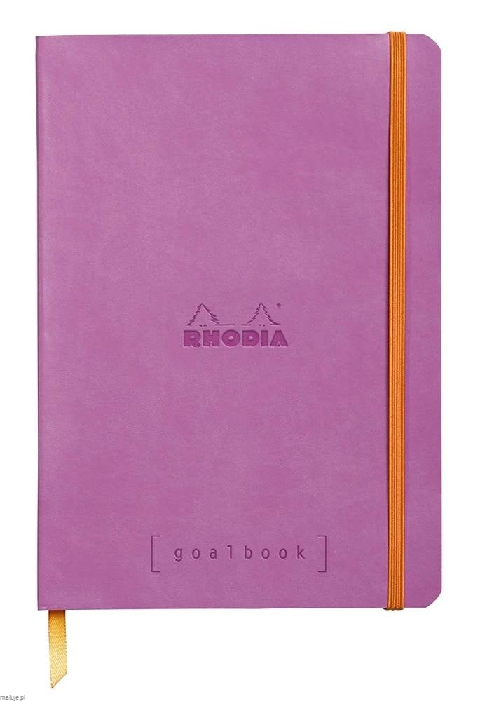 Notatnik RHODIA Goalbook A5 90g Lilac, kratka