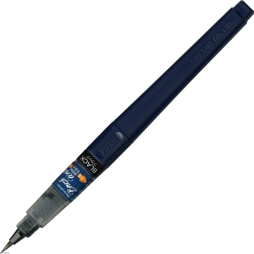 KURETAKE Brush Writer Pen BLACK - pisak pędzelkowy