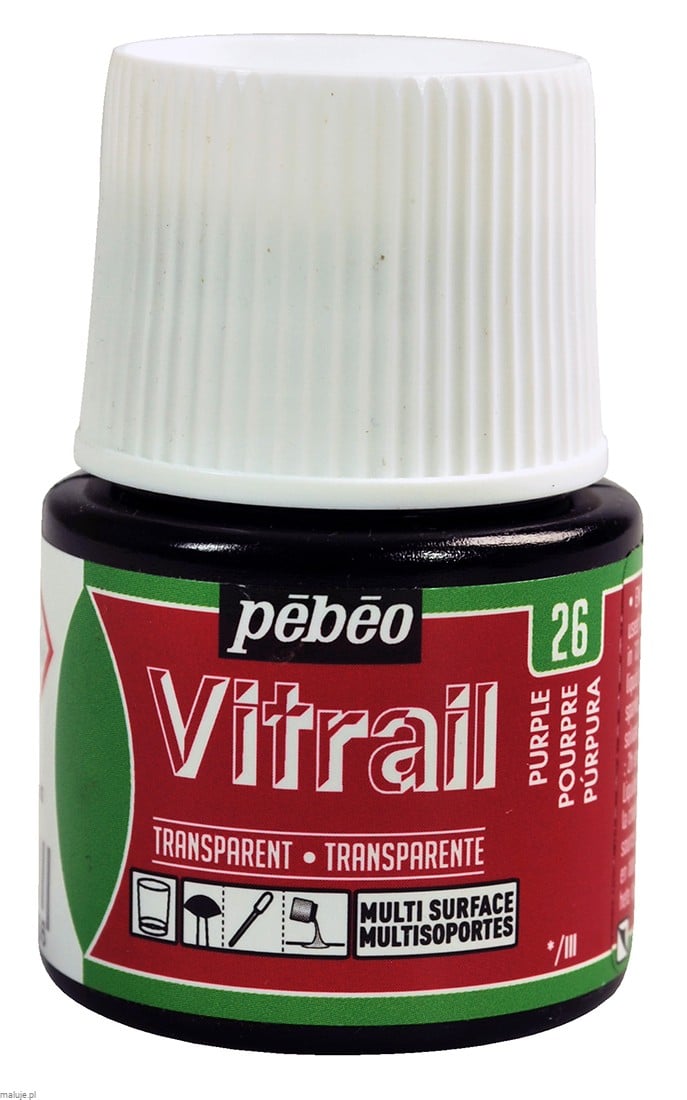 Vitrail Transparent 26 PURPLE - farba witrażowa