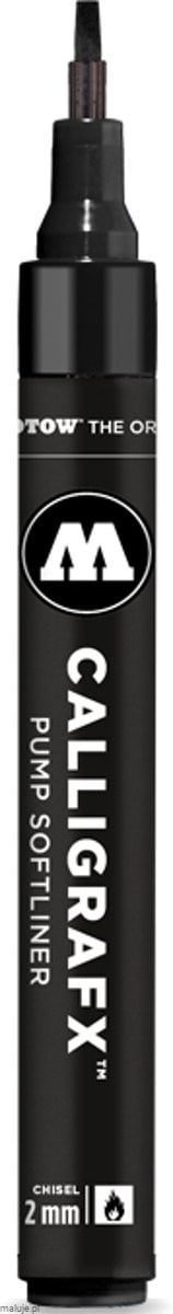 Molotow CALLIGRAFX Pump Softliner 2mm Chisel - pisak kaligraficzny