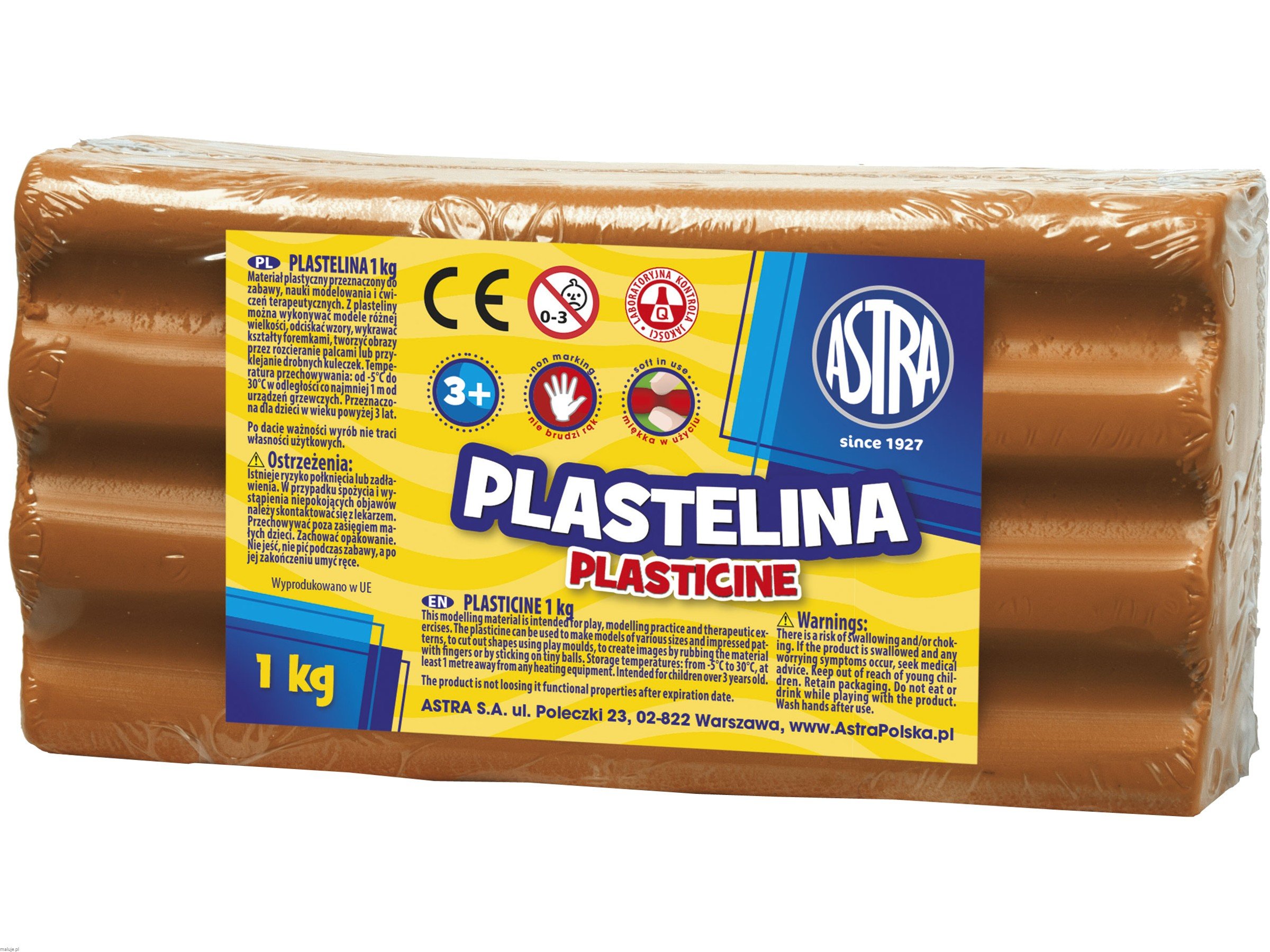 Plastelina rzeźbiarska Terakota 1kg