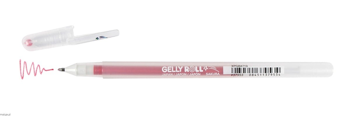 Sakura Gelly Roll STARDUST 10 0,5mm Red Star - pisak żelowy