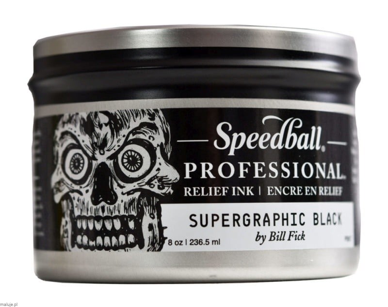 Speedball Professional Ink Supergraphic Black - farba graficzna