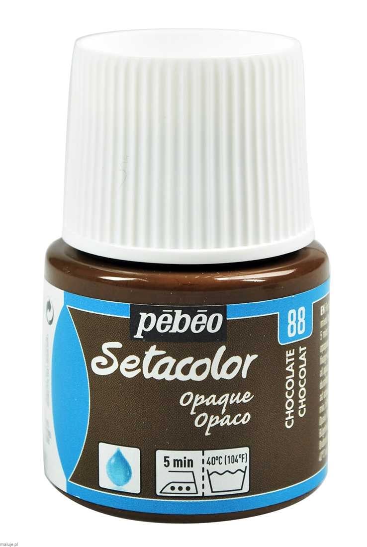 Pebeo Setacolor 45ml Chocolate - farba do tkanin