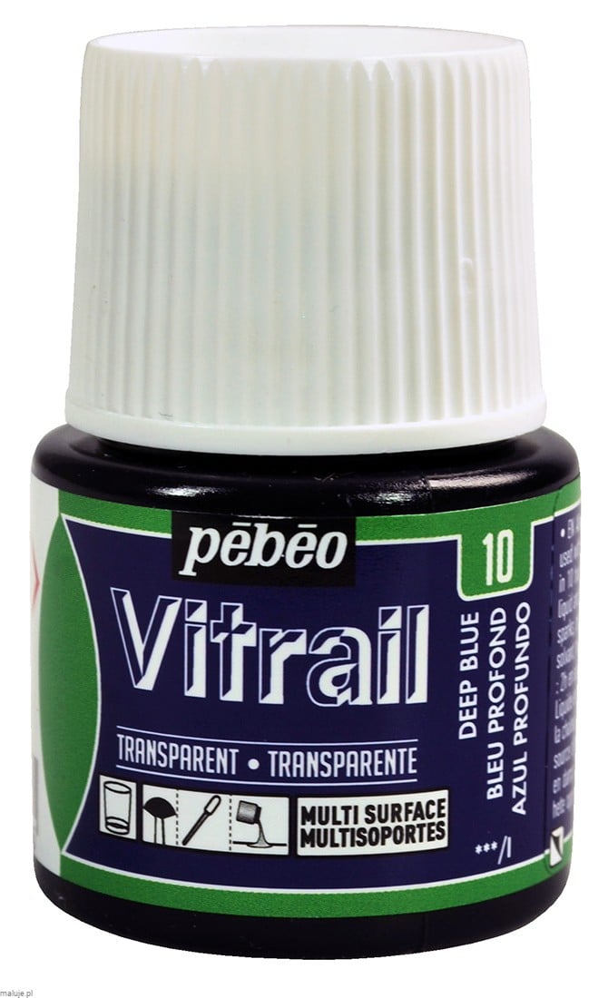 Vitrail Transparent 10 BEEP BLUE - farba witrażowa