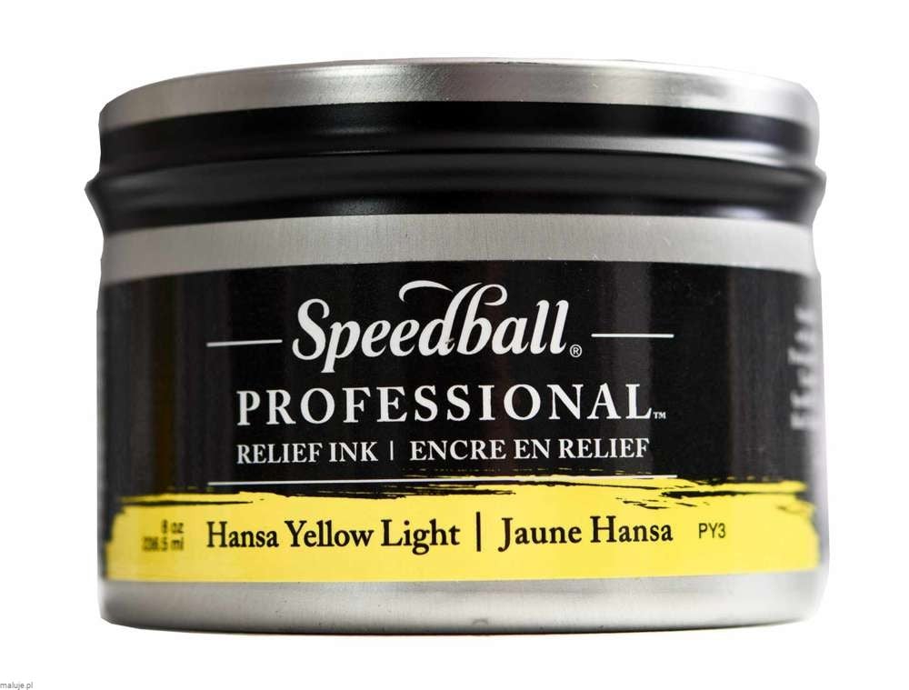 Speedball Professional Relief Ink Hansa Yellow Light - farba graficzna
