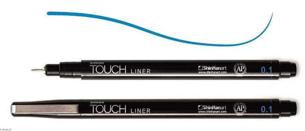 Touch Liner 0,1 mm BLUE - cienkopis