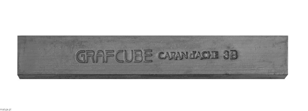 Caran d'Ache Grafcube 15mm 3B - grafit prasowany w sztabce