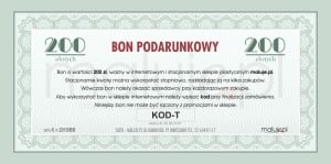 BON PODARUNKOWY 200zł