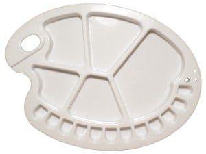 Paleta owalna plastikowa 34x24,5