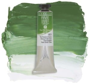 815 Chrome oxide green, farba olejna Rive Gauche Sennelier