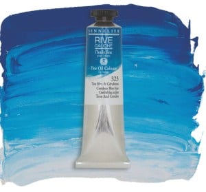 323 Cerulean blue hue, farba olejna Rive Gauche Sennelier