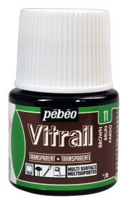 Vitrail Transparent 11 BROWN - farba witrażowa
