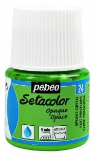Pebeo Setacolor 45ml Spring Green - farba do tkanin
