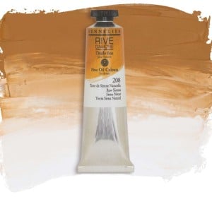 208 Raw sienna, farba olejna Rive Gauche Sennelier