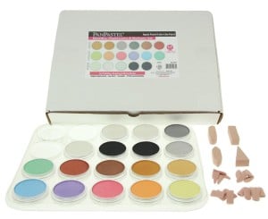 PanPastel 17 Metallic, Pearlescent & Mediums Set + Soft Tools - komplet
