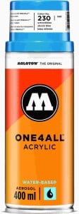 Molotow ONE4ALL SPRAY 400ml #230 shock blue - spray akrylowy