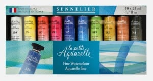 Sennelier La Petite Aquarelle 10x21ml - komplet