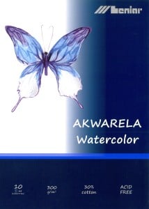 Blok akwarelowy 300g 10 ark.
