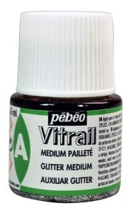 Vitrail Glitter Medium - medium brokatowe do fabr Vitrail