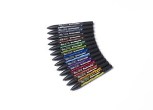 Brush Marker Vibrant Colours - 12 kolorów + Blender