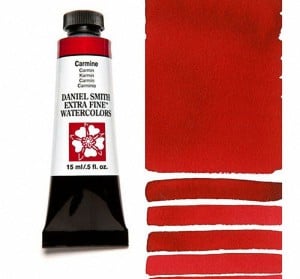 Daniel Smith akwarela Carmine
