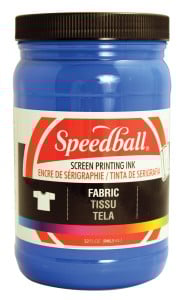 Speedball Fabric Screen Printing Ink BLUE - farba do sitodruku na tkaninach