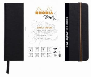 Rhodia Touch CALLIGRAPHER Book 130g 32ark. - blok do kaligrafii z papierem Simili Japan