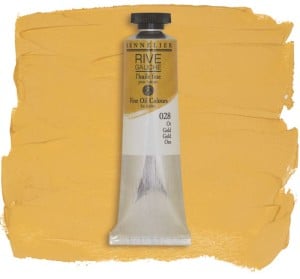 028 Gold, farba olejna Rive Gauche Sennelier