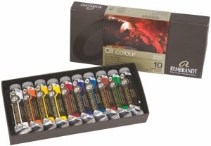 Rembrandt Oil Colour Set 10x15ml - zestaw farb olejnyc