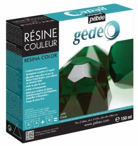 GEDEO Colour Resin 150ml Jade - żywica dwuskładnikowa