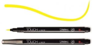 Touch Liner Brush YELLOW - pisak pędzelkowy