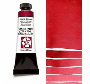 004 Alizarin Crimson, akwarela Daniel Smith