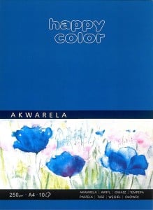Happy Color Blok Akwarelowy 250g 10 ark.