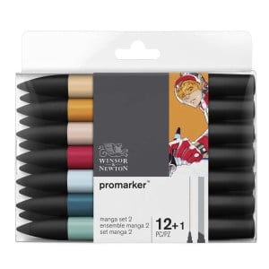ProMarker MANGA Set 2 12+1 -  komplet