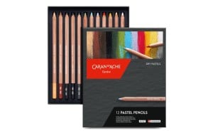 Caran d'Ache Pastel Pencils 12 - komplet pasteli suchych w drewnie
