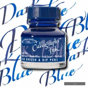 W&N tusz kaligraficzny Dark Blue 30 ml