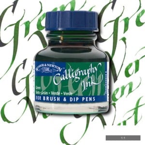 W&N tusz kaligraficzny Green 30 ml