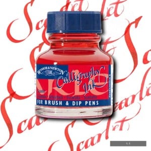 W&N tusz kaligraficzny Scarlet 30 ml