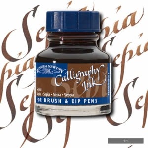 W&N tusz kaligraficzny Sepia 30 ml