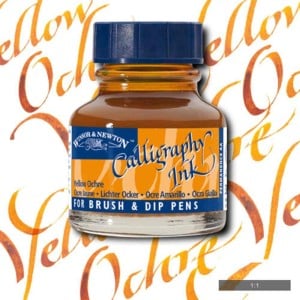 W&N tusz kaligraficzny Yellow Ochre 30 ml