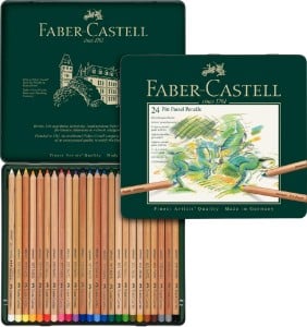 Faber Castell Pitt Pastel Pencils 24 kolory - komplet pasteli suchych w kredce