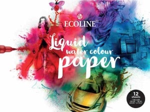 Ecoline Liquid Watercolour Paper 290g 12 ark - blok do farb i markerów Ecoline