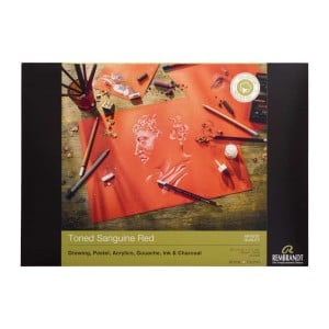 Rembrandt Tononed Sanguine Red 180g 50ark -blok do technik mieszanych