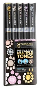 Chameleon Pastel Tones Set 5 kolorów - komplet markerów tonalnych
