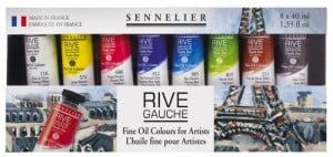 Rive Gauche Fine Oil Colours 8x40ml - komplet farb olejnych