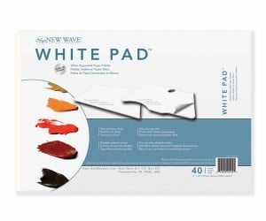 White Pad - paleta malarska w bloku 40 arkuszy