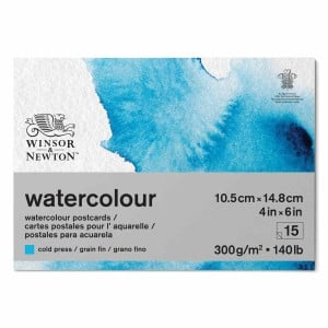 W&N Water Colour Postcard Pad 25% Cotton 300gsm CP 15 ark. - blok akwarelowy